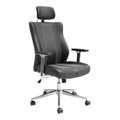 **Ergonomische Bureaustoel met Verstelbare Rugleuning en Armleuningen**