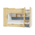 技术标题（荷兰语）: **Bunkbed met opbergruimte en kleurrijke stappen**